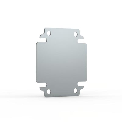 nVent HOFFMAN BMP3060 Mounting Plates Power Distribution, BMP, 275X570X2MM, Galvanized, Mild Steel