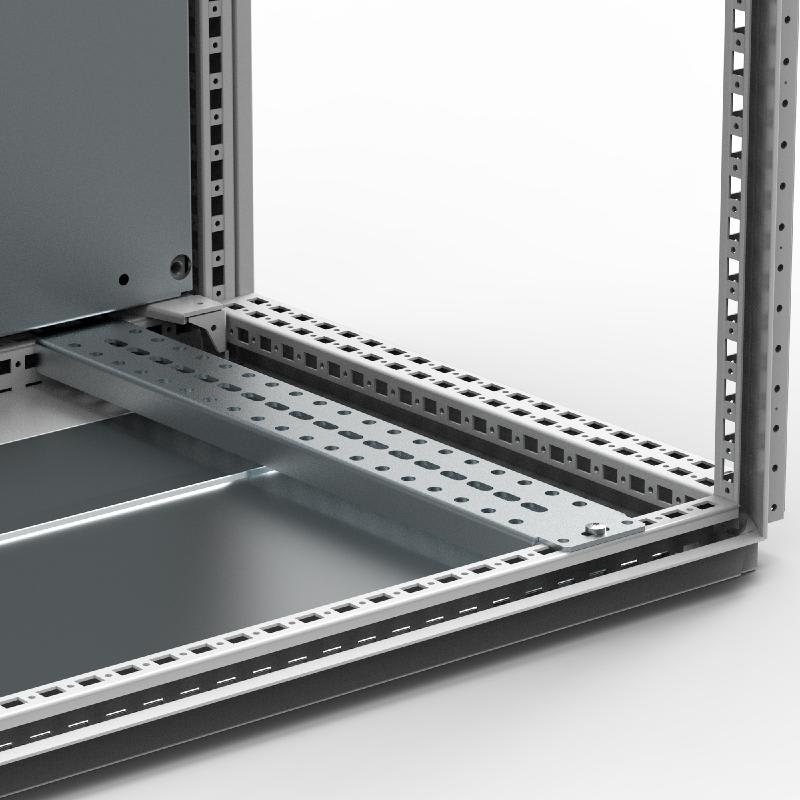 nVent HOFFMAN CB400 Carrier Bars, CB, 74X400X23MM, Zinc Plated, Mild Steel