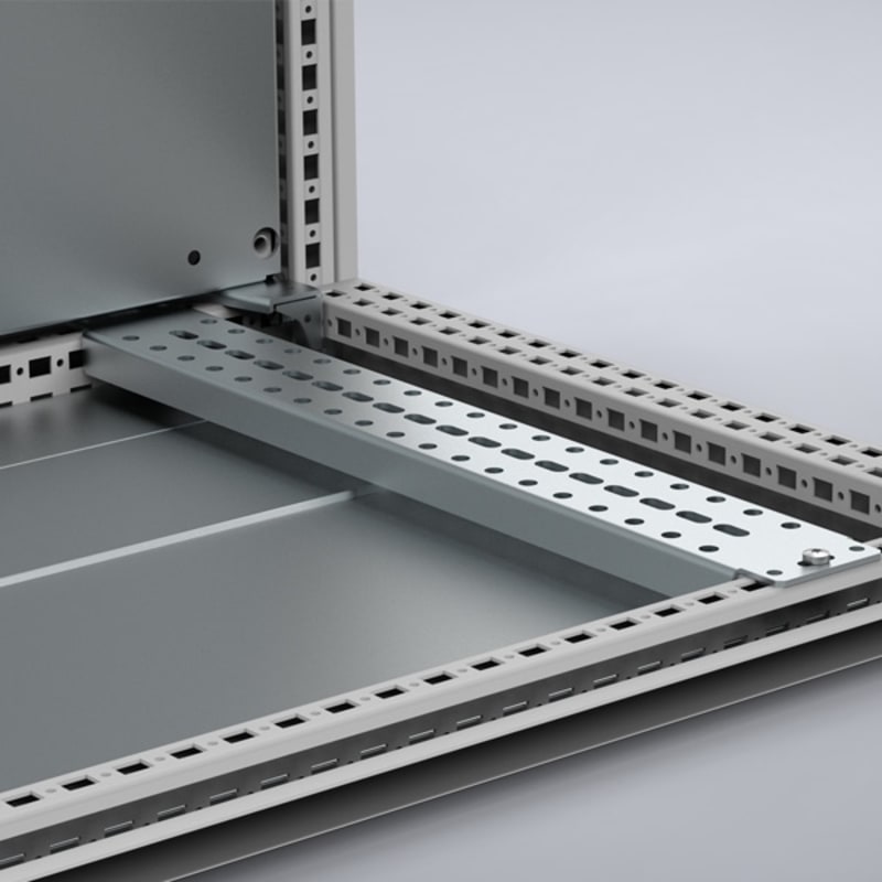 nVent HOFFMAN CB600 Carrier Bars, CB, 74X600X23MM, Zinc Plated, Mild Steel