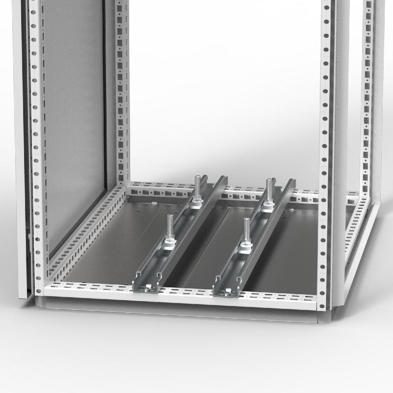 nVent HOFFMAN CBU600 Heavy Duty Carrier Bars, CBU, 49X595X31MM, Zinc Plated, Mild Steel