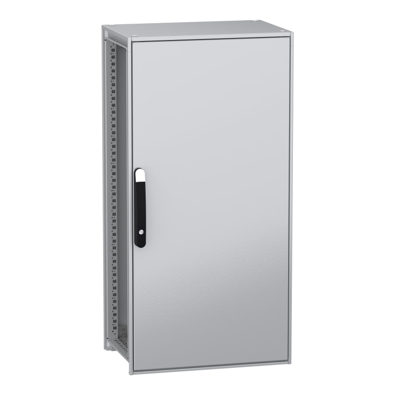 Schneider Electric Floor standing modular electrical enclosure, PanelSeT SFN, decarbonized steel, 1200X600X400MM, IP55 NSYSFN12640