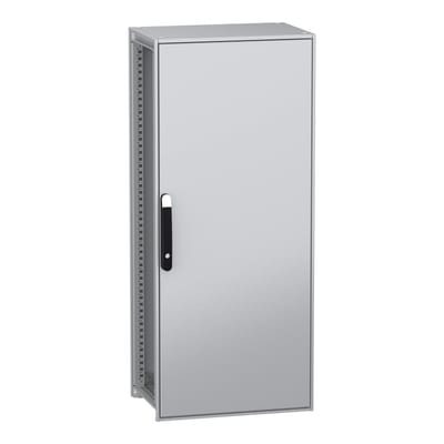 Schneider Electric Floor standing modular electrical enclosure, PanelSeT SFN, decarbonized steel, 1400X600X400MM, IP55 NSYSFN14640