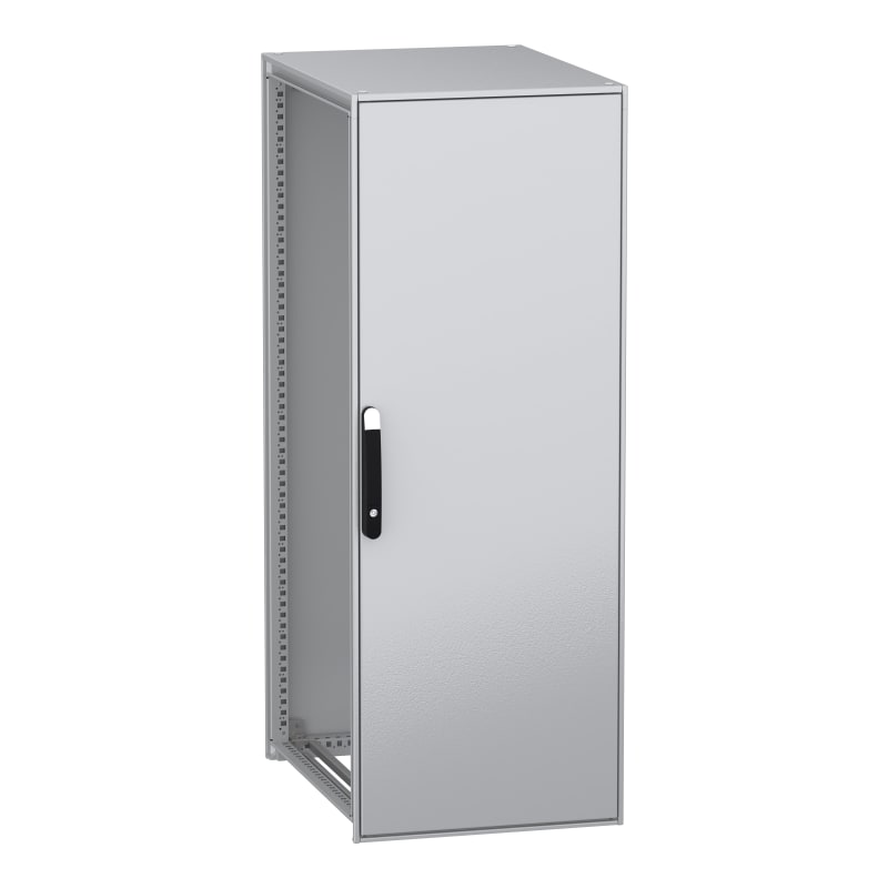 Schneider Electric Floor standing modular electrical enclosure, PanelSeT SFN, decarbonized steel, 1600X600X800MM, IP55 NSYSFN16680