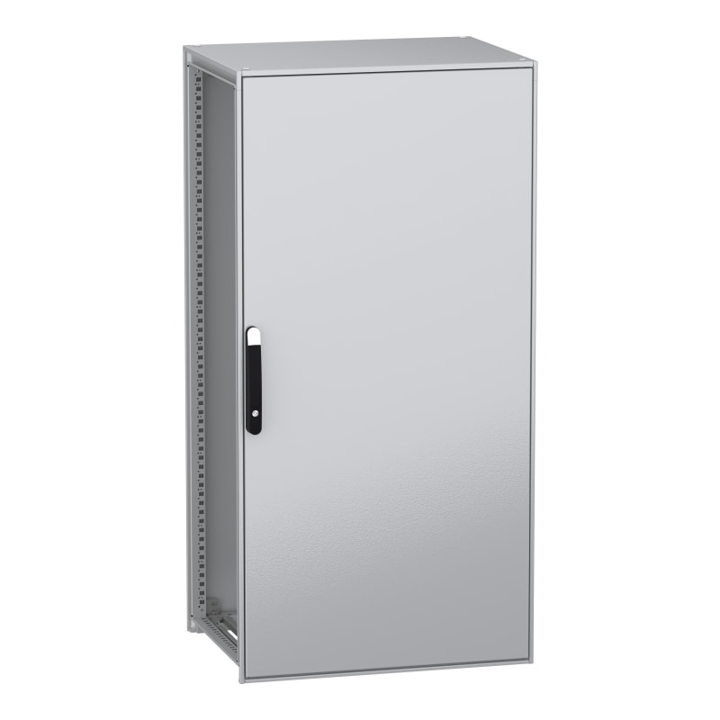 Schneider Electric Floor standing modular electrical enclosure, PanelSeT SFN, decarbonized steel, 1600X800X600MM, IP55 NSYSFN16860
