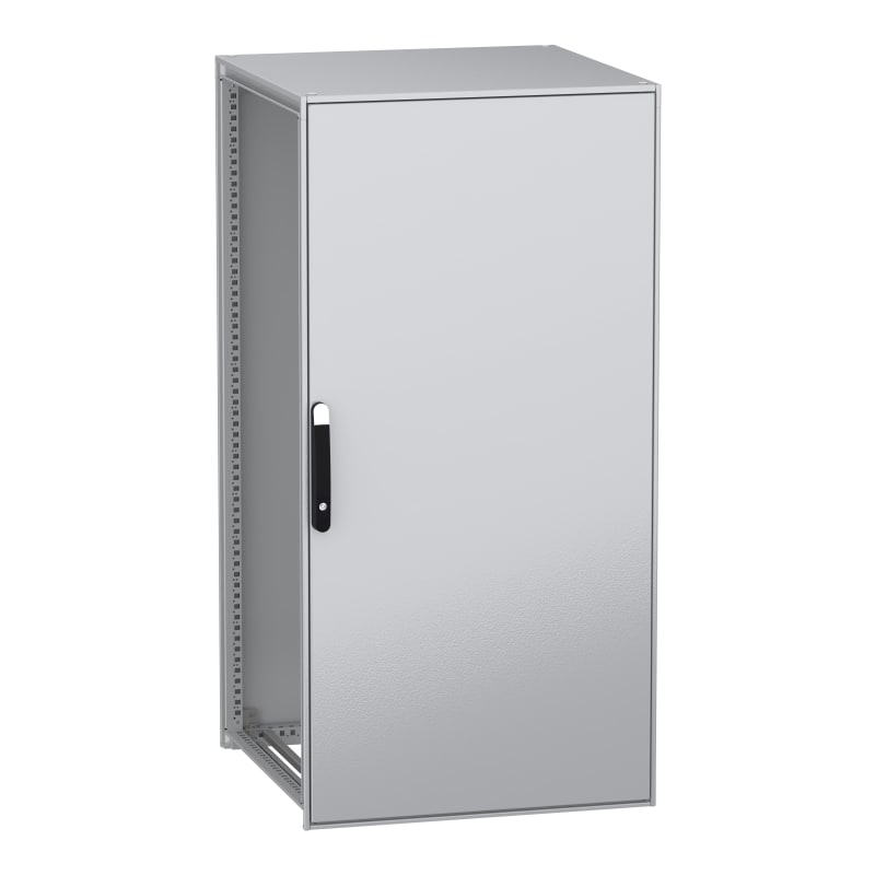 Schneider Electric Floor standing modular electrical enclosure, PanelSeT SFN, decarbonized steel, 1600X800X800MM, IP55 NSYSFN16880