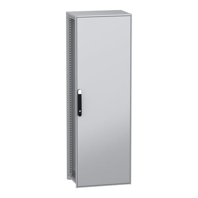 Schneider Electric Floor standing modular electrical enclosure, PanelSeT SFN, decarbonized steel, 1800X600X400MM, IP55 NSYSFN18640
