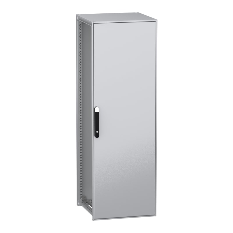 Schneider Electric Floor standing modular electrical enclosure, PanelSeT SFN, decarbonized steel, 1800X600X600MM, IP55 NSYSFN18660