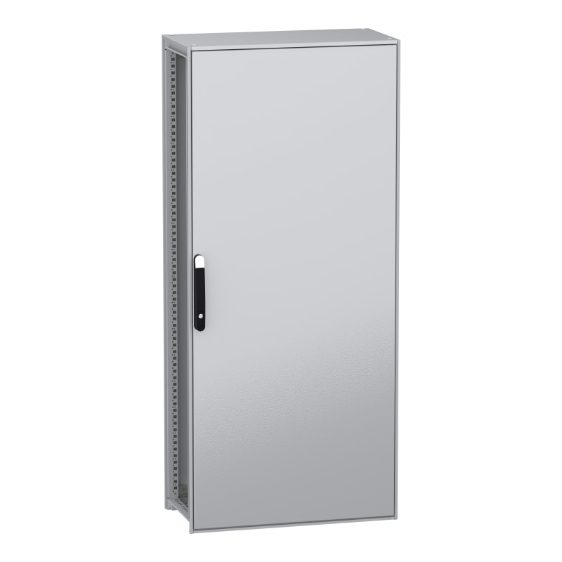 Schneider Electric Floor standing modular electrical enclosure, PanelSeT SFN, decarbonized steel, 1800X800X400MM, IP55 NSYSFN18840