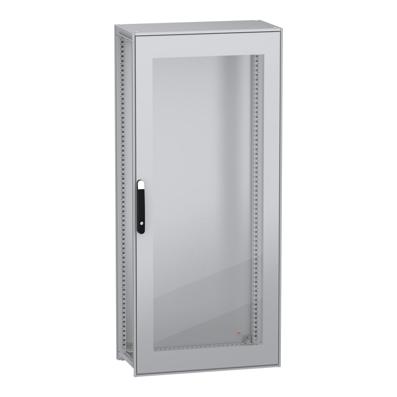 Schneider Electric Floor standing modular electrical enclosure, PanelSeT SFN, decarbonized steel, glazed door, 1800X800X400MM, IP55 NSYSFN18840T