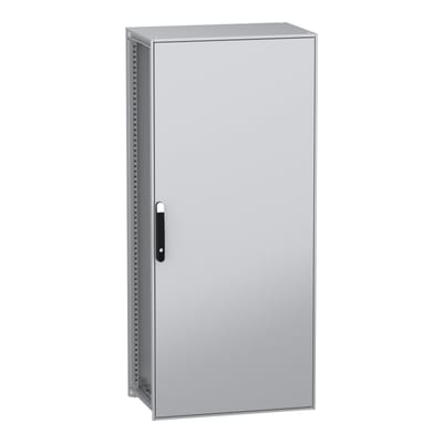 Schneider Electric Floor standing modular electrical enclosure, PanelSeT SFN, decarbonized steel, 1800X800X500MM, IP55 NSYSFN18850