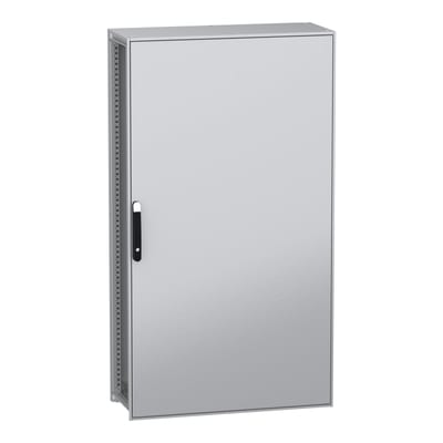 Schneider Electric Floor standing modular electrical enclosure, PanelSeT SFN, decarbonized steel, 1800X1000X400MM, IP55 NSYSFN181040