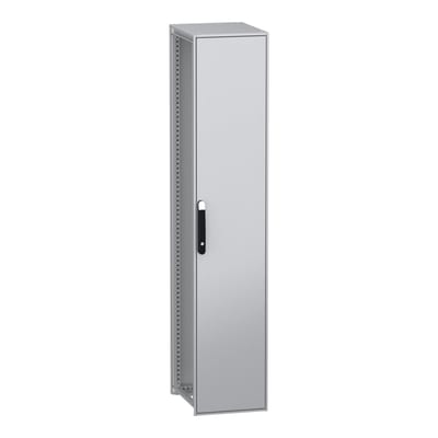 Schneider Electric Floor standing modular electrical enclosure, PanelSeT SFN, decarbonized steel, 2000X400X500MM, IP55 NSYSFN20450