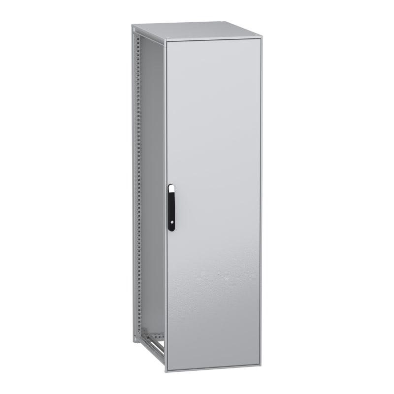 Schneider Electric Floor standing modular electrical enclosure, PanelSeT SFN, decarbonized steel, 2000X600X800MM, IP55 NSYSFN20680