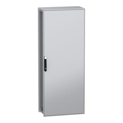 Schneider Electric Floor standing modular electrical enclosure, PanelSeT SFN, decarbonized steel, 2000X800X400MM, IP55 NSYSFN20840