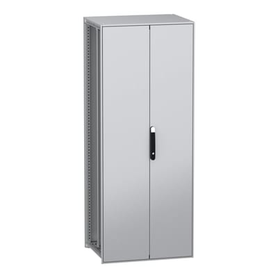 Schneider Electric NSYSFN208602DP PanelSeT SFN Floor-Standing Cabinet, 2000x800x600 mm, Two Doors