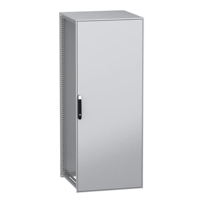 Schneider Electric Floor standing modular electrical enclosure, PanelSeT SFN, decarbonized steel, 2000X800X800MM, IP55 NSYSFN20880