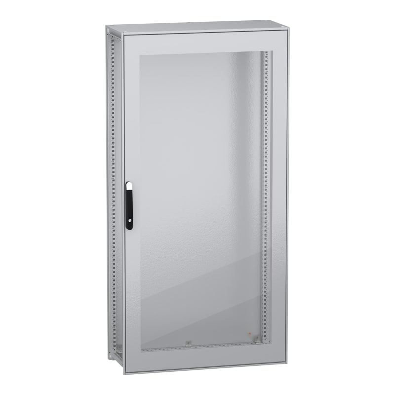Schneider Electric Floor standing modular electrical enclosure, PanelSeT SFN, decarbonized steel, glazed door, 2000X1000X400MM, IP55 NSYSFN201040T