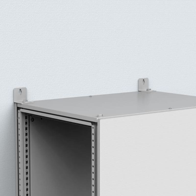 nVent HOFFMAN CCB02 Wall fixing brackets, CCB, 63X66X68MM, Zinc Plated, Mild Steel