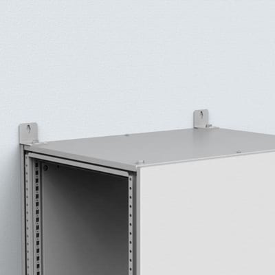 nVent HOFFMAN CCB02 Wall fixing brackets, CCB, 63X66X68MM, Zinc Plated, Mild Steel