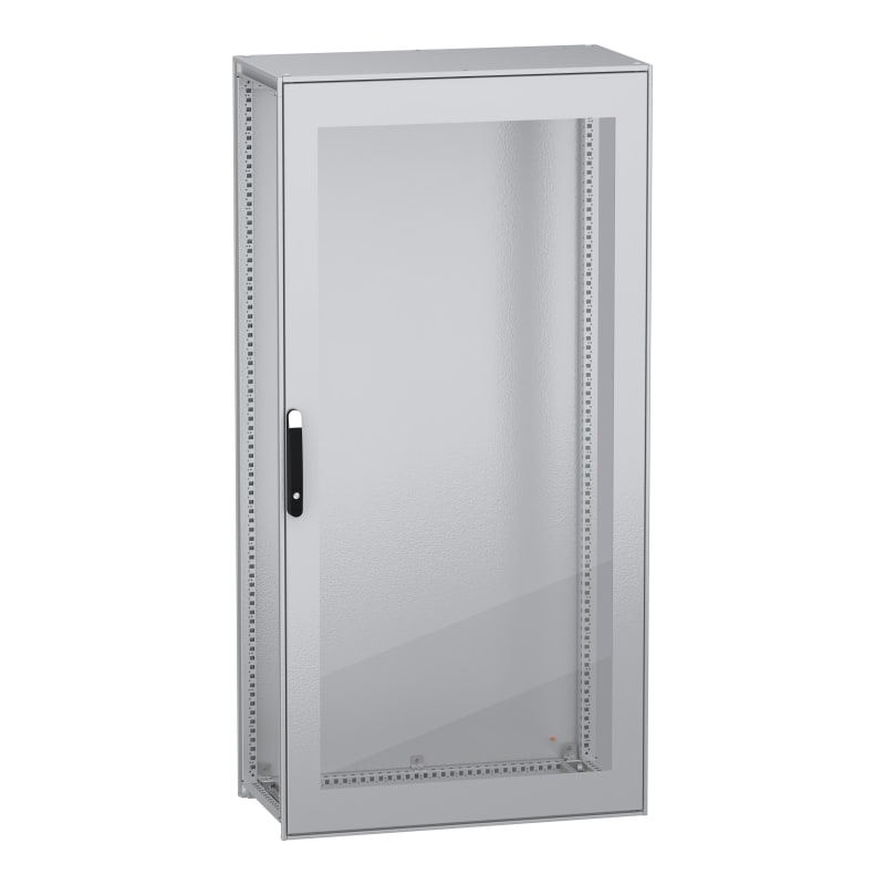 Schneider Electric Floor standing modular electrical enclosure, PanelSeT SFN, decarbonized steel, glazed door, 2000X1000X500MM, IP55 NSYSFN201050T