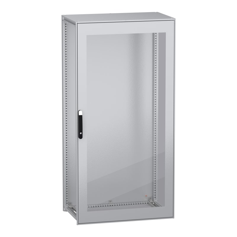 Schneider Electric Floor standing modular electrical enclosure, PanelSeT SFN, decarbonized steel, glazed door, 2000X1000X600MM, IP55 NSYSFN201060T