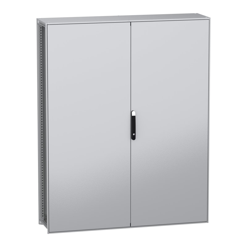 Schneider Electric Floor standing modular electrical enclosure, PanelSeT SFN, decarbonized steel, 2000X1600X400MM, 2 doors, IP55 NSYSFN2016402D