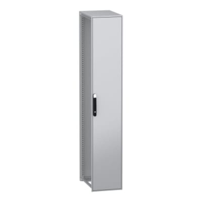 Schneider Electric Floor standing modular electrical enclosure, PanelSeT SFN, decarbonized steel, 2200X400X600MM, IP55 NSYSFN22460