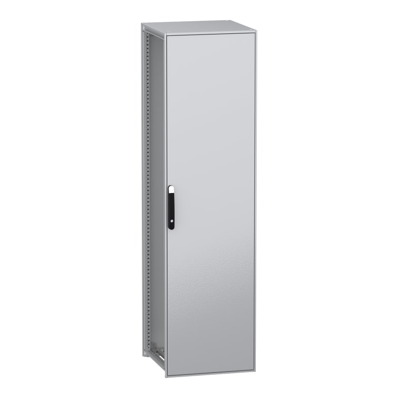 Schneider Electric Floor standing modular electrical enclosure, PanelSeT SFN, decarbonized steel, 2200X600X600MM, IP55 NSYSFN22660