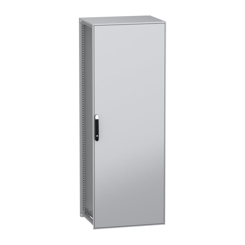 Schneider Electric Floor standing modular electrical enclosure, PanelSeT SFN, decarbonized steel, 2200X800X600MM, IP55 NSYSFN22860