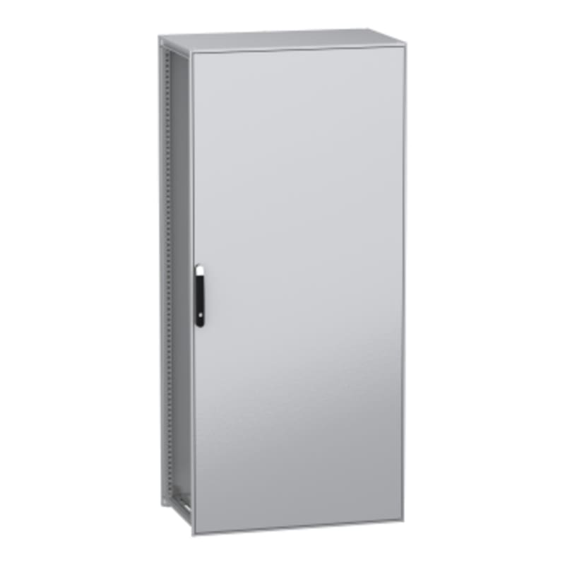 Schneider Electric Floor standing modular electrical enclosure, PanelSeT SFN, decarbonized steel, 2200X1000X600MM, IP55 NSYSFN221060