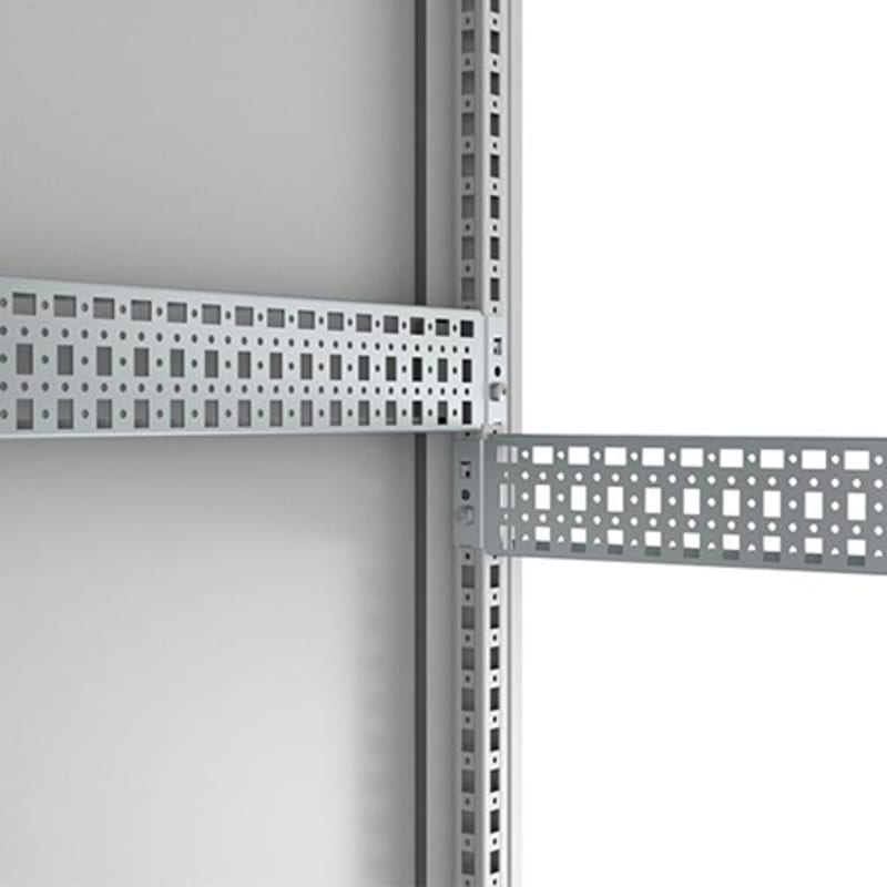 nVent HOFFMAN CLPK400 Click-In Mounting Profile, CLPK, 74X353X26MM, Zinc Plated, Mild Steel