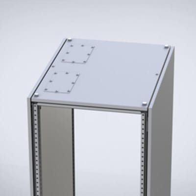 nVent HOFFMAN CRG0808R5 Roof plate, 800X800, Mild steel, glandplates