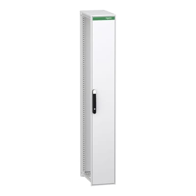 Schneider Electric Floor standing modular electrical enclosure, PrismaSeT HD, decarbonized steel, 2000X300X500MM, IP55, RAL9003 NSYSFN20350ED