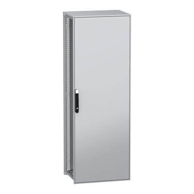 Schneider Electric Floor standing modular electrical enclosure, PrismaSeT HD, decarbonized steel, 2000X700X500MM, IP55 NSYSFPN20750G
