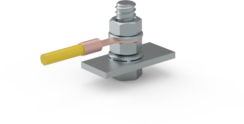 nVent HOFFMAN ECP06 Earthing Connection for Panels, ECP, Mild Steel, M6
