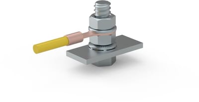 nVent HOFFMAN ECP06 Earthing Connection for Panels, ECP, Mild Steel, M6