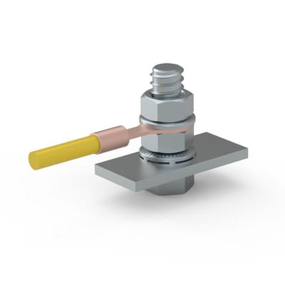 nVent HOFFMAN ECP08 Earthing Connection for Panels, ECP, Mild Steel, M8
