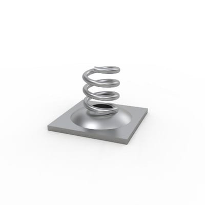 nVent HOFFMAN GLM20-6P Sliding Nut, GLM, 32X17X17MM, Zinc Plated, Mild Steel, M6