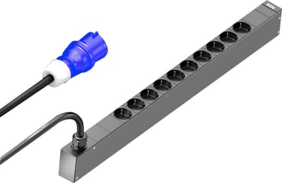 PDU basic 16A/1P 10X7/3 Schuko