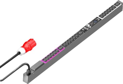PDU met. 16A/3P 18XC13+3XC19