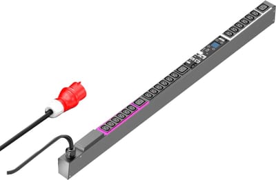 PDU met.+ 16A/3P 18XC13+3XC19