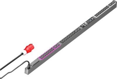 PDU met.+ 16A/3P 24XC13+6XC19