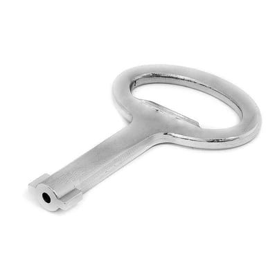 nVent HOFFMAN LSK503 Keys, LSK, 76X50X9MM, Zinc Plated, Mild Steel, DIN 3mm Lock