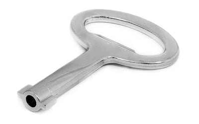 nVent HOFFMAN LSK505 Keys, LSK, 76X50X9MM, Zinc Plated, Mild Steel, DIN 5mm Lock