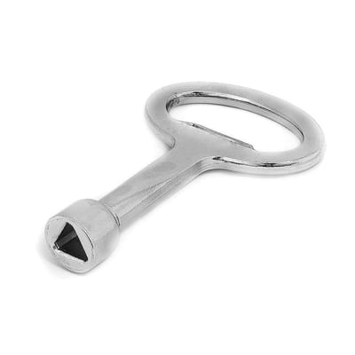 nVent HOFFMAN LSK526 Keys, LSK, 81X50X15MM, Zinc Plated, Mild Steel, Triangle 7mm Lock