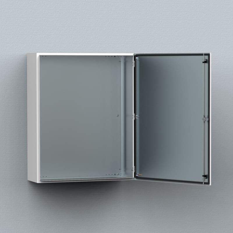 nVent HOFFMAN MASE0404021R5 Steel Wall-Mounted Enclosure 400×400×210 mm IP66