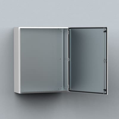 nVent HOFFMAN MASE0404021R5 Steel Wall-Mounted Enclosure 400×400×210 mm IP66