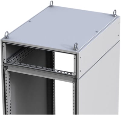 nVent HOFFMAN MCU2125R5 Front/Rear Top Frames, MCU, 200X1200X500MM, Light Gray, Steel