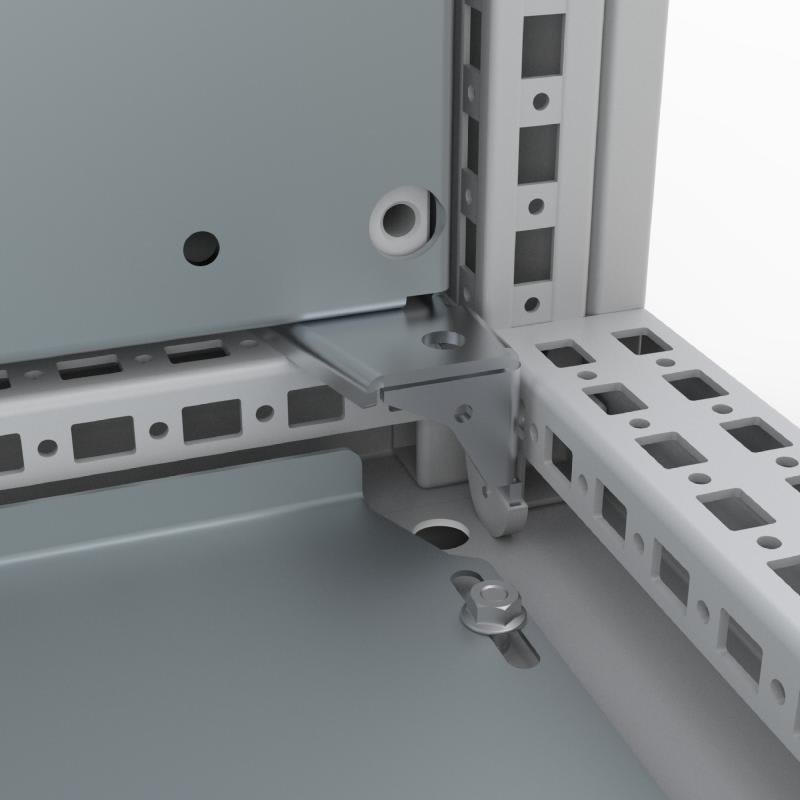 nVent HOFFMAN MPA06 Mounting Plate Brackets, MPA-P, 91X84X58MM, Zinc Plated, Mild Steel