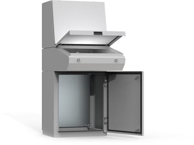 nVent HOFFMAN MPC062R5 Desk console, 250X600X985, Combinable enclosure, no MP, mild steel, IP66